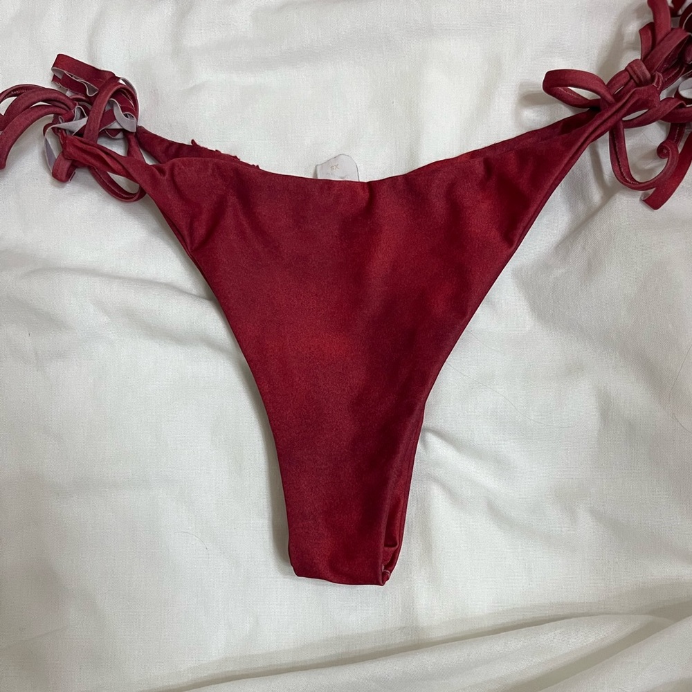Red Bikini Set - Picture 2 of 4